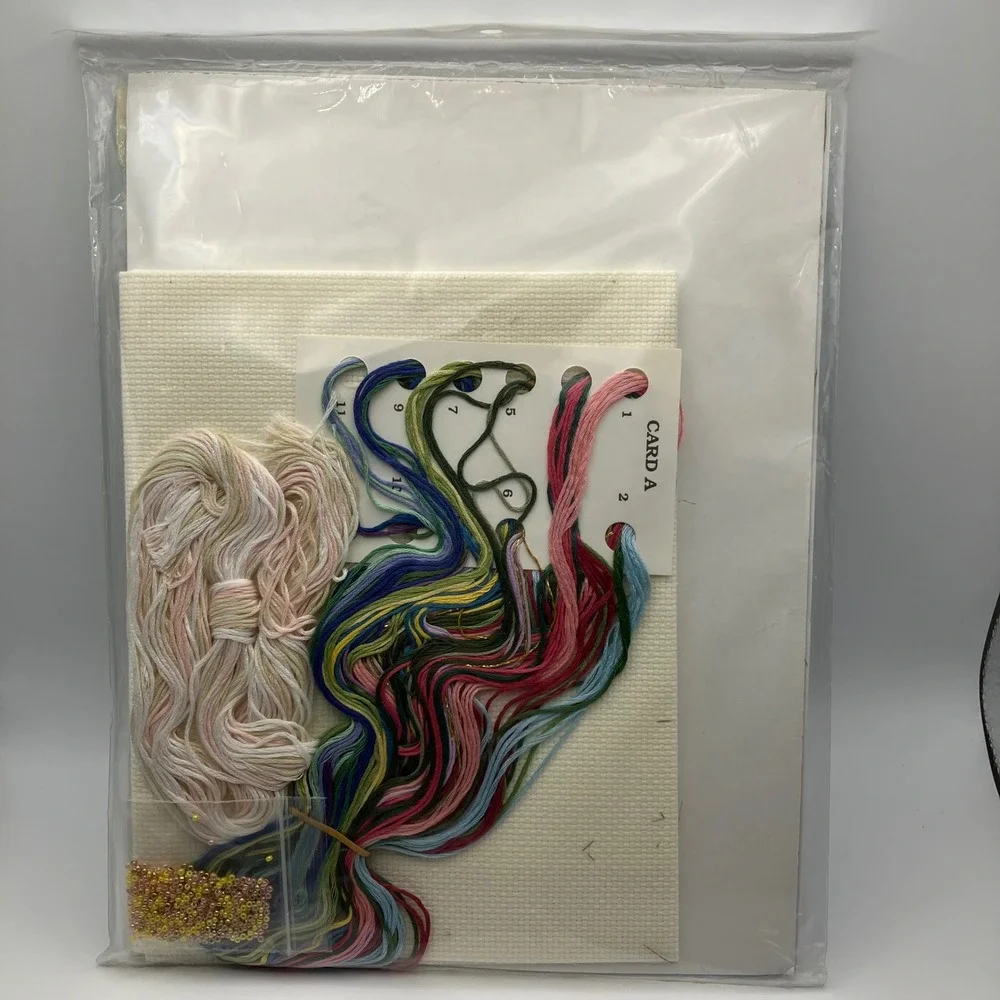 Janlynn Counted Cross Stitch Kit Two Hearts One Love Wedding Anniversary‎ 80-410